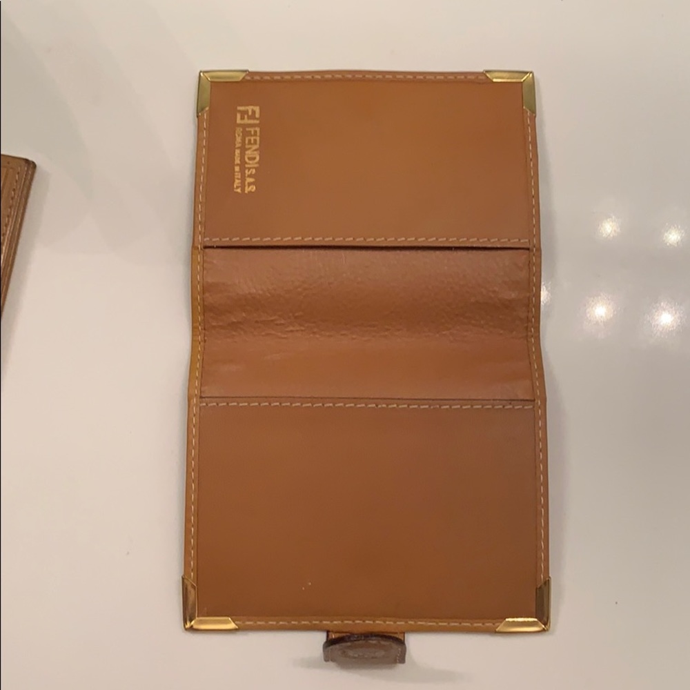 Vintage Fendi Checkbook and Credit Card Holder - Picture 5 of 7